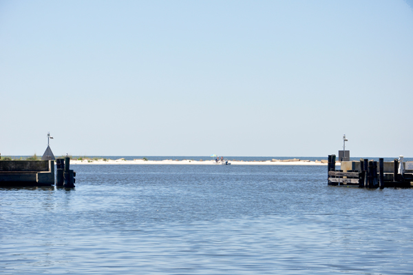 a sand bar